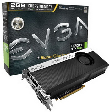 EVGA GeForce GTX 680 SC Signature